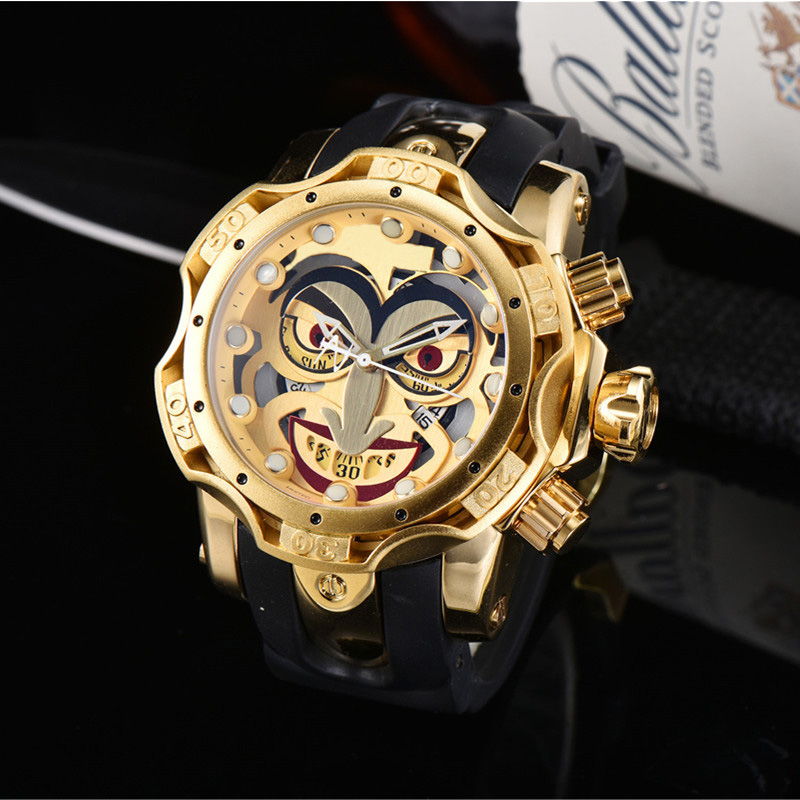 Invincible Watch DC Comics Joker Men's Quartz Wirstwatches 54mm Luminous Undefeated Luxury Watches Invicto Reloj De Hombre For Dropshipping
Invincible Watch DC Comics Joker Men's Quartz Wirstwatches 54mm Luminous Undefeated Luxury Watches Invicto Reloj De Hombre For Dropshipping