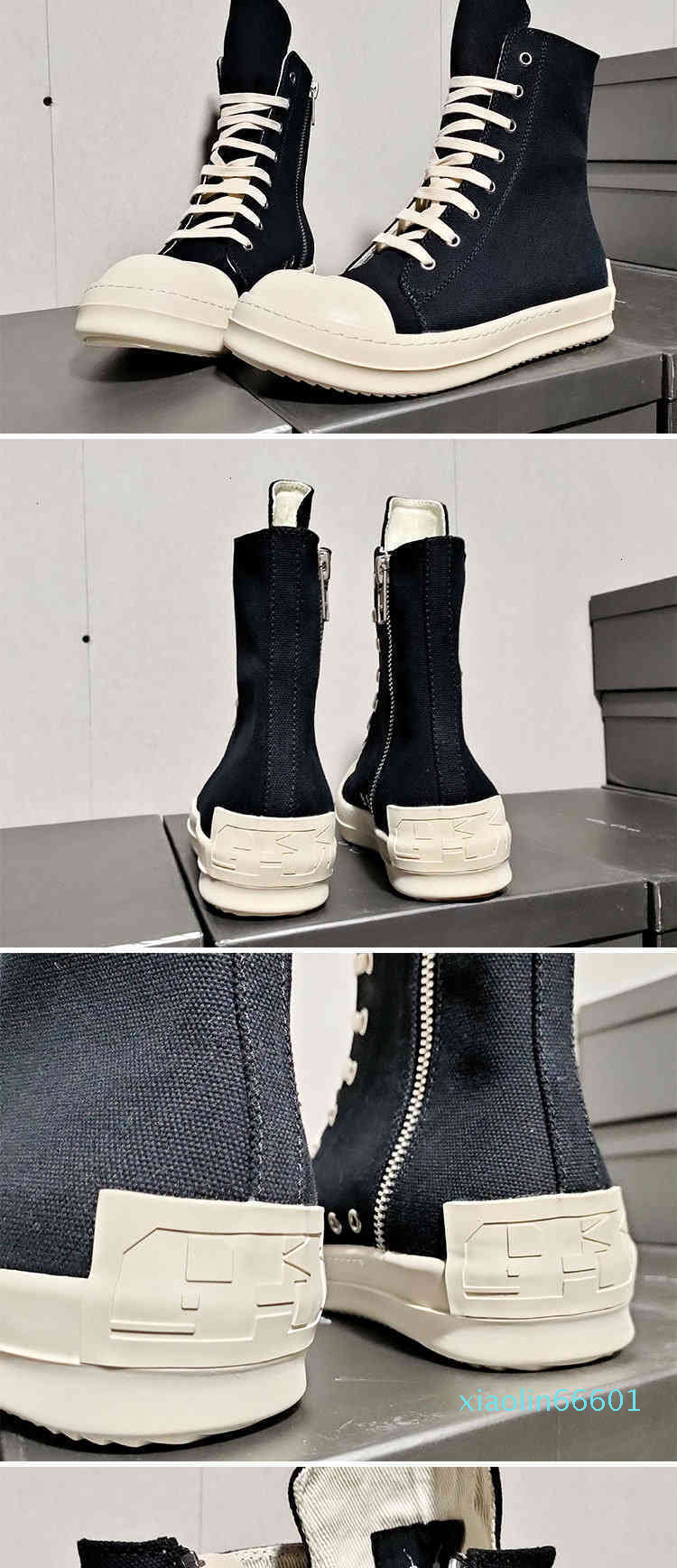 Dress canvas Shoes Rick sneakers for men and women Owens shoelaces high soled boots casual shoes 4L8
Dress canvas Shoes Rick sneakers for men and women Owens shoelaces high soled boots casual shoes 4L8