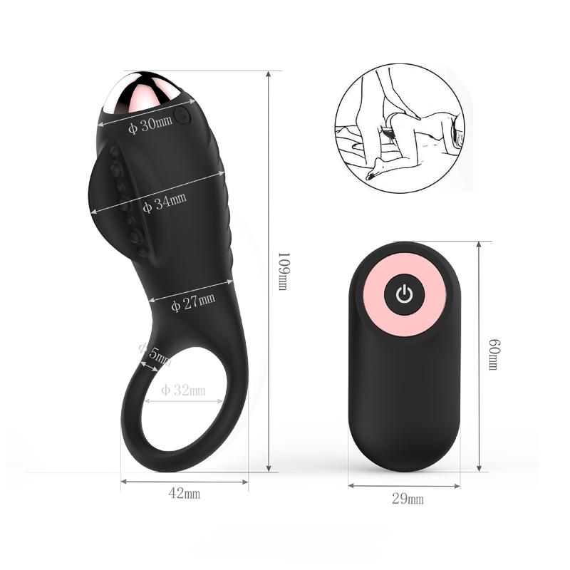 Electric Massagers Female Vibrating Versatile Ring For More Pleasure With 10 Modes Delay Time Wearable Massager Men Couples Flirting Tools
Electric Massagers Female Vibrating Versatile Ring For More Pleasure With 10 Modes Delay Time Wearable Massager Men Couples Flirting Tools