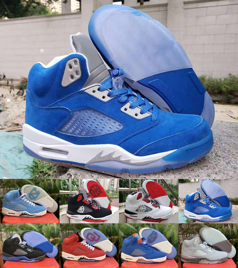 Jumpman 5 5s Mens Outdoor shoes Sail Racer Blue Shattered Backboard Oregon Ducks Bluebird Black Muslin Florida Gators UNC Oreo sneakers, As photo 666
Jumpman 5 5s Mens Outdoor shoes Sail Racer Blue Shattered Backboard Oregon Ducks Bluebird Black Muslin Florida Gators UNC Oreo sneakers, As photo 666