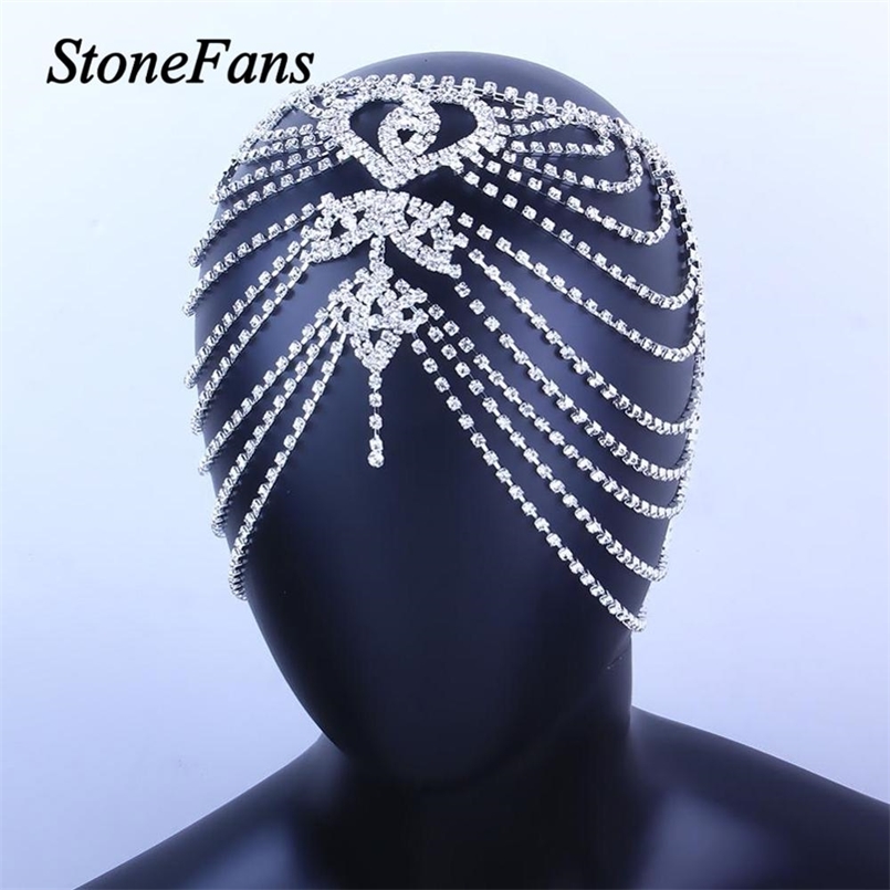 Stonefans Luxury Forehead Jewelry Indian Headpiece for Women Bridal crystal hair accessories heart head chain hat 211020
Stonefans Luxury Forehead Jewelry Indian Headpiece for Women Bridal crystal hair accessories heart head chain hat 211020