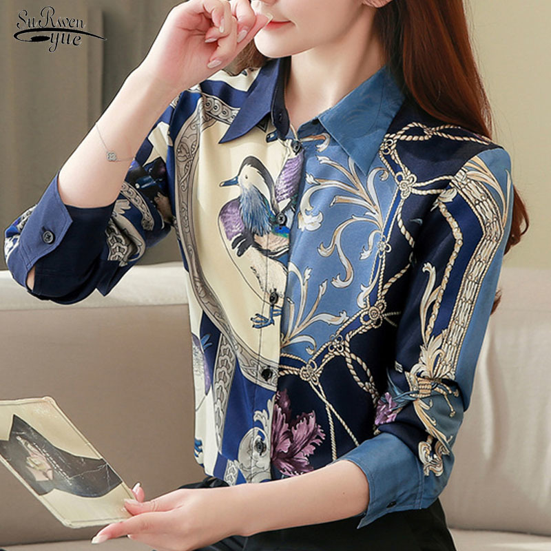 High Quality Clothes Vintage Long Sleeve Silk Blouse Women Spring Fall Fashion Office Lady Shirt Loose Plus Size Tops 8425 210521, Mixed 
High Quality Clothes Vintage Long Sleeve Silk Blouse Women Spring Fall Fashion Office Lady Shirt Loose Plus Size Tops 8425 210521, Mixed