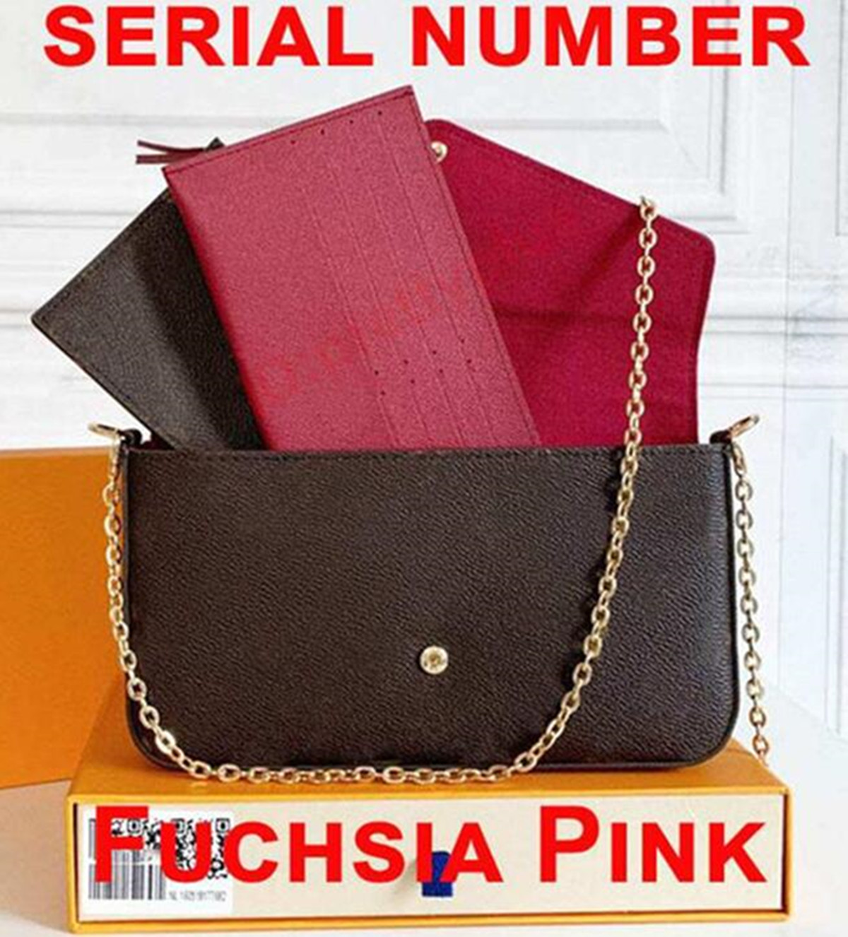 M61276 High quality woman luxurys designers fashion crossbody bags wallet backpack handbags purses card holder bags shoulder tote 3pcs box, Old flower purple
M61276 High quality woman luxurys designers fashion crossbody bags wallet backpack handbags purses card holder bags shoulder tote 3pcs box, Old flower purple