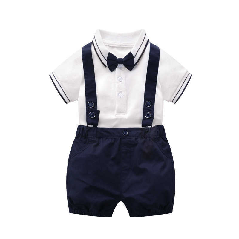 Baby Boys Clothes Sets Summer Toddler Gentleman Cotton Shirt+ Suspender Pant Infant Boutique Clothing born Baptism Outfits 210615, Blue
Baby Boys Clothes Sets Summer Toddler Gentleman Cotton Shirt+ Suspender Pant Infant Boutique Clothing born Baptism Outfits 210615, Blue