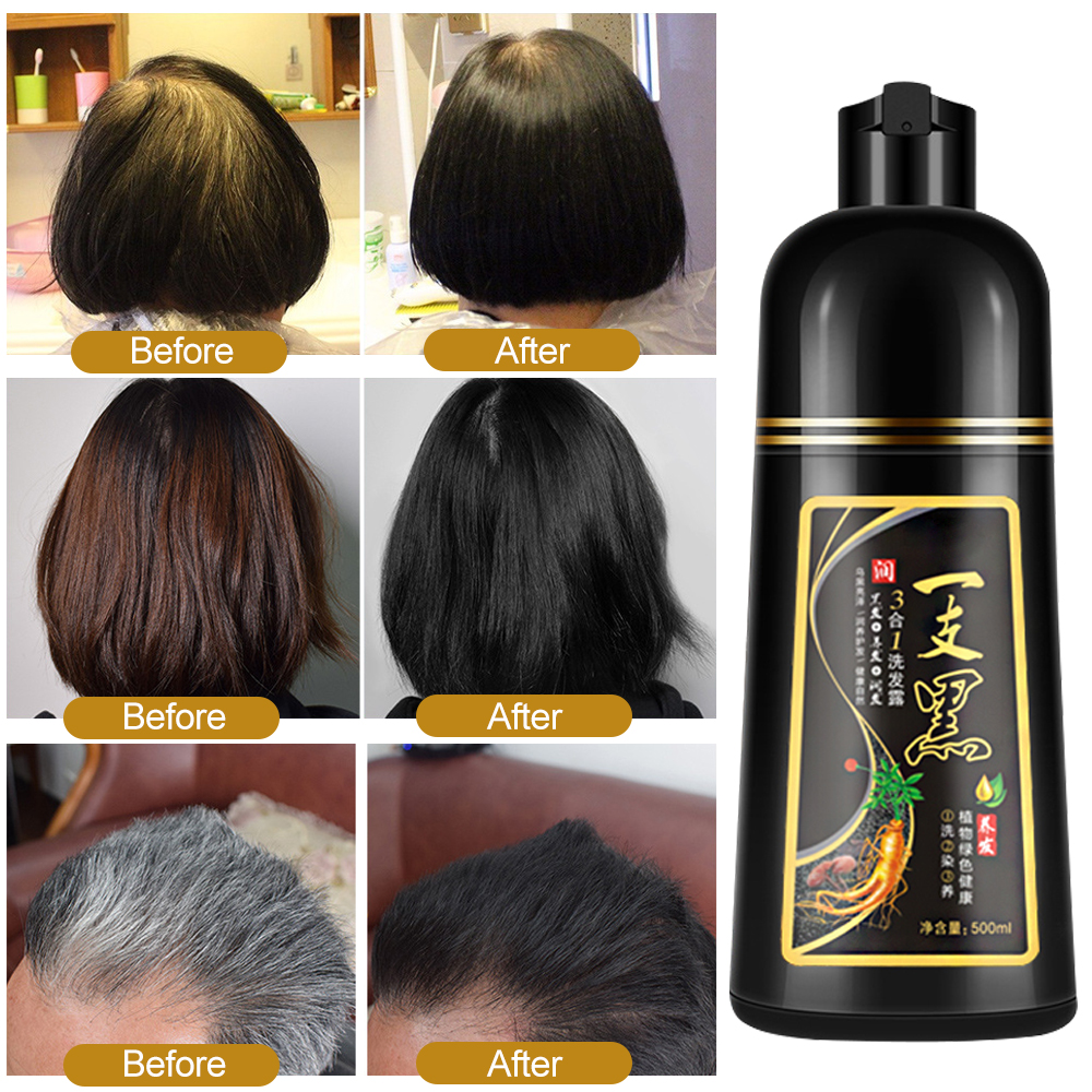 500ml Permanent Black Hair Shampoo Organic Natural Fast Hair Dye Plant Essence Black Hair Color Dye Shampoo For Women MenScouts
500ml Permanent Black Hair Shampoo Organic Natural Fast Hair Dye Plant Essence Black Hair Color Dye Shampoo For Women MenScouts