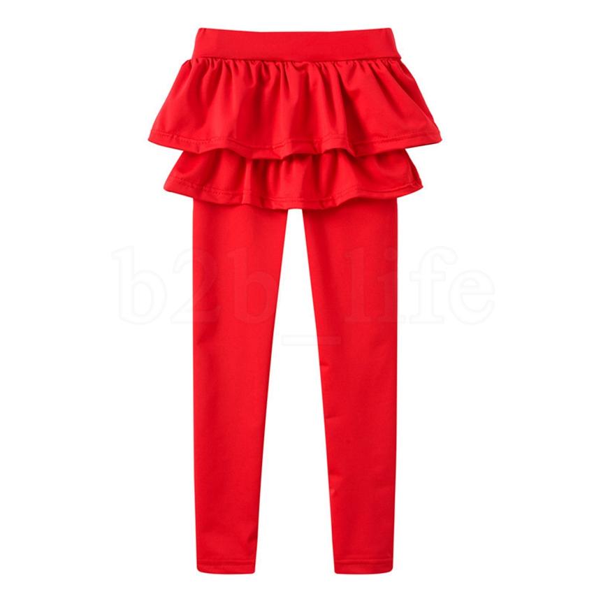 2022 new Multi-color Kid Girl Skirt Pants Spring solid color Leggings Girls Clothes Children Kids Trousers Leggings Pants princess dress