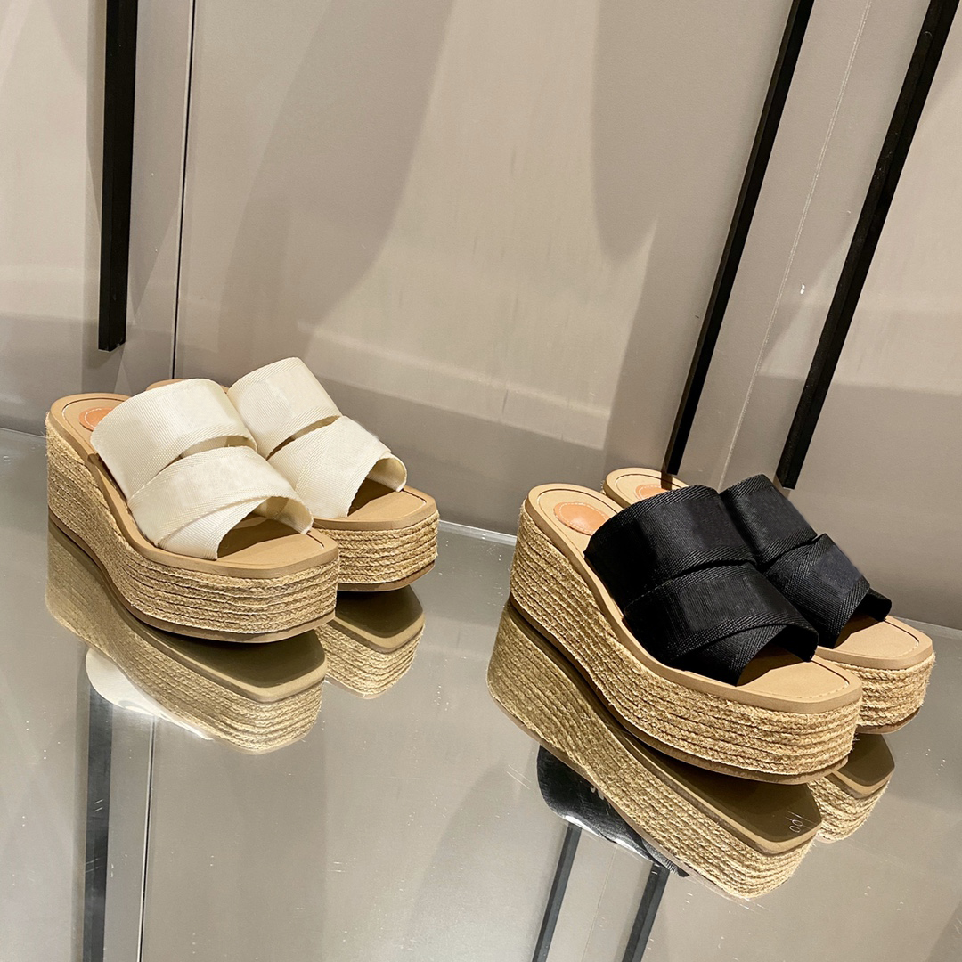 2021 Women Platform Slides Designer Slippers Wedge mule in canvas Leather Flat espadrille Fashion Summer Beach High Heels With Box Q-191, Not link product;not choose the option
2021 Women Platform Slides Designer Slippers Wedge mule in canvas Leather Flat espadrille Fashion Summer Beach High Heels With Box Q-191, Not link product;not choose the option