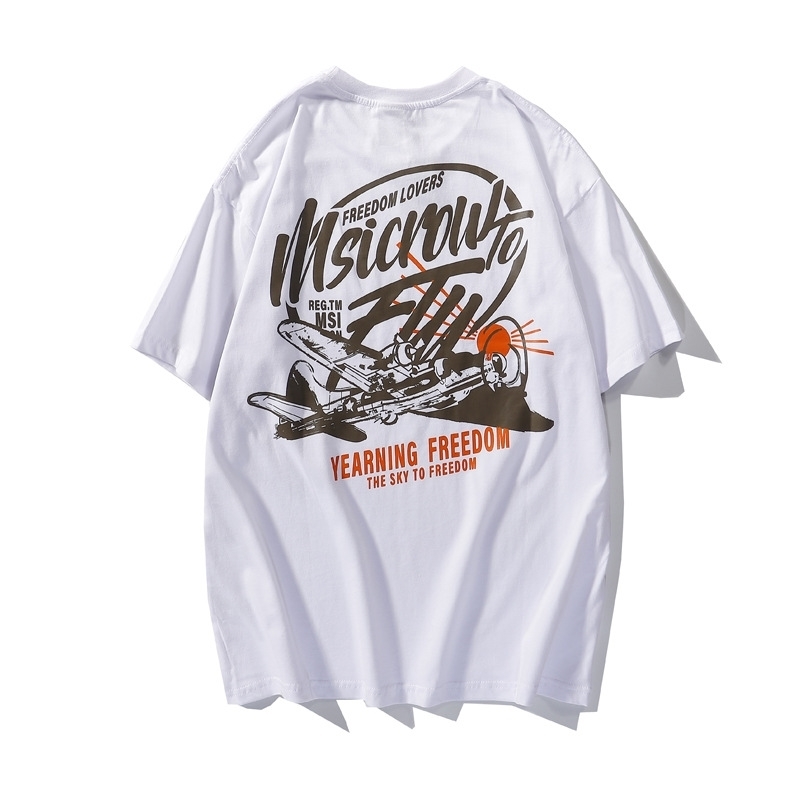 IEFB Fashion Short Sleeve T-shirt For Men Couple Loose Round Neck Tops Men's Half Sleeve Summer Hip-hop Casual Top 9Y5163 210524