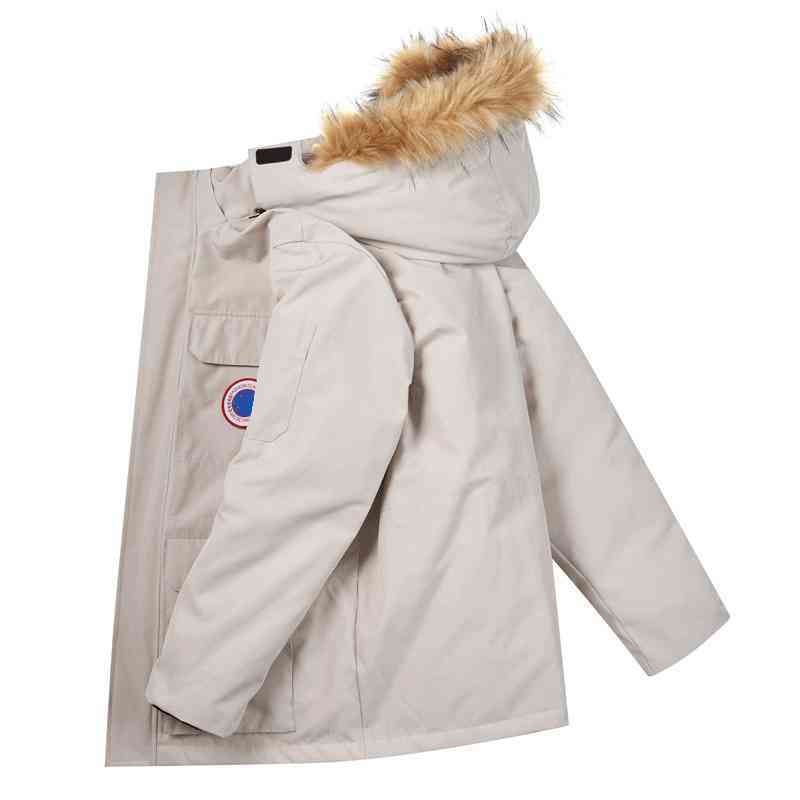 Winter Canadian Goode Map Table Down Jacket Men's And Women's Couple Large Thickened Big Parker Gooses Work Coat Enlarged Raccoon Dog Hair
Winter Canadian Goode Map Table Down Jacket Men's And Women's Couple Large Thickened Big Parker Gooses Work Coat Enlarged Raccoon Dog Hair