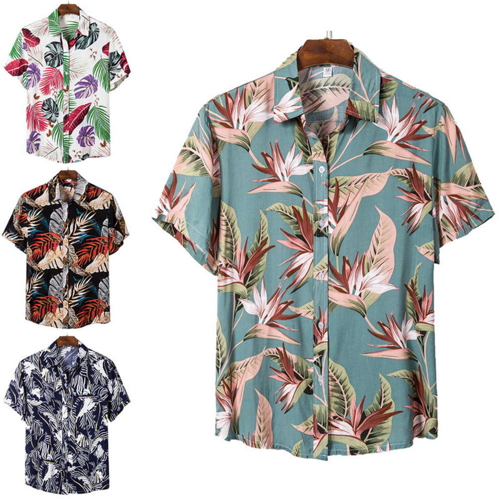 2021 New arrivals Men's Men Hawaiian Camicias Casual A button Wild Shirts Printed Short Mouwen Blouses Tops, White;black
2021 New arrivals Men's Men Hawaiian Camicias Casual A button Wild Shirts Printed Short Mouwen Blouses Tops, White;black