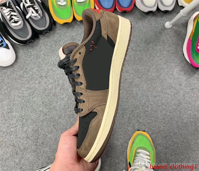 New Air Authentic Travis Scott x 1 Low OG SP TS Dark Mocha Retro Cactus Jack Black 3M University 1S CQ4277-001 Men Basketball Shoes Box
New Air Authentic Travis Scott x 1 Low OG SP TS Dark Mocha Retro Cactus Jack Black 3M University 1S CQ4277-001 Men Basketball Shoes Box