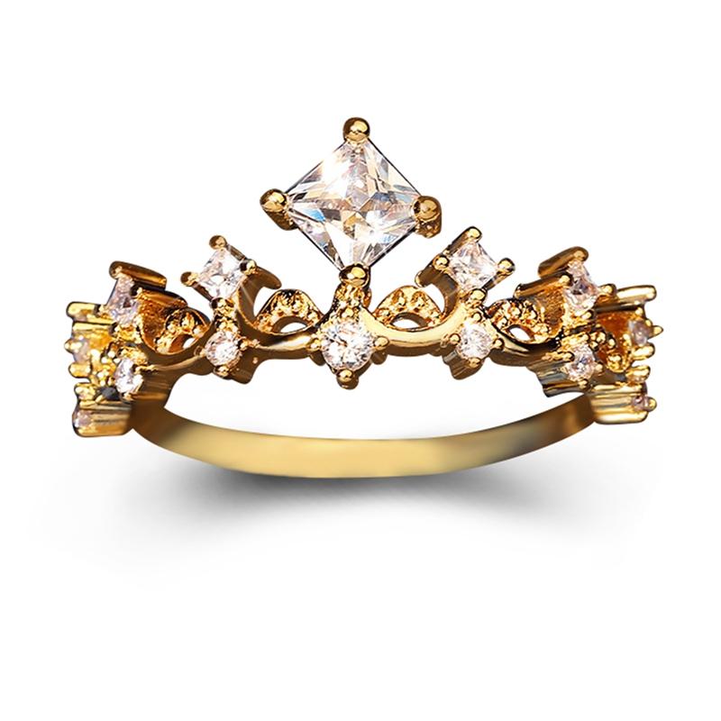 Women Heart-shaped Crown Ring Silver Jewelry Finger Lady Rhinestone Full Crystal Women's Wedding Rings
Women Heart-shaped Crown Ring Silver Jewelry Finger Lady Rhinestone Full Crystal Women's Wedding Rings