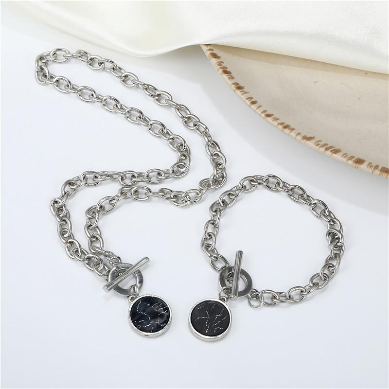Chains Necklaces For Women Punk Hip Hop Can Be Opened Fashion Chain Bracelet Set Girl Jewelry Wholesale, Silver 
Chains Necklaces For Women Punk Hip Hop Can Be Opened Fashion Chain Bracelet Set Girl Jewelry Wholesale, Silver