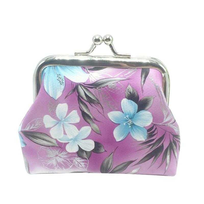 Leather Coin Purses Top Quality Kiss Clasp Women Mini Purse Small Wallet Clutch Bag Phone Handbag Pouch