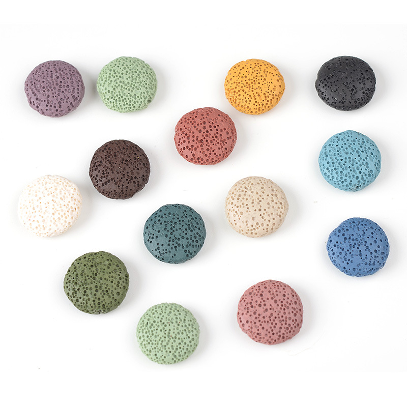20mm flat Round Volcanic Lava stone Loose Beads Slide Charm Beaded Jewelry Making Accessories for Bracelet Necklace
20mm flat Round Volcanic Lava stone Loose Beads Slide Charm Beaded Jewelry Making Accessories for Bracelet Necklace