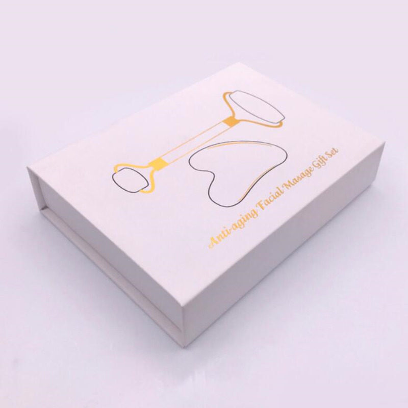 Pink Quartz Facial Relaxation Slimming Tool/rose Quartz Roller Massager For Face Jade Massage Stone Double Head Massage Roller Rollenmassage