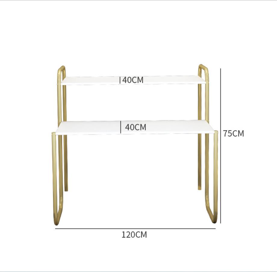 Clothing store display rack Commercial Furniture floor type children's cloth racks bag shoes high and low table cosmetics cabinet water tables