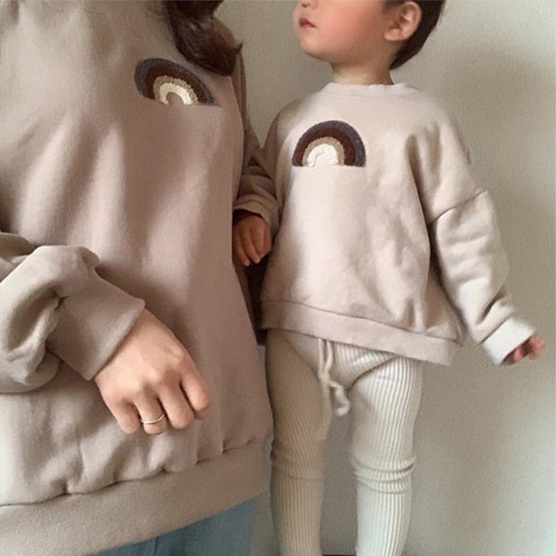 Family Matching Outfits Spring AutumnFamily Outfit Rainbow Hoodlies Sweatshirt Mother And Daughter Son Clothes Casual Sweatshirts Famliy Loo, Blue
Family Matching Outfits Spring AutumnFamily Outfit Rainbow Hoodlies Sweatshirt Mother And Daughter Son Clothes Casual Sweatshirts Famliy Loo, Blue
