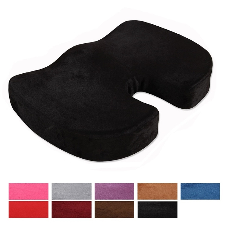 Seat Cushion Pillow for Office Chair - 100% Memory Foam Lower Back Pain Relief - Contoured Posture Corrector for Car, Wheelchair 210611, Pink
Seat Cushion Pillow for Office Chair - 100% Memory Foam Lower Back Pain Relief - Contoured Posture Corrector for Car, Wheelchair 210611, Pink