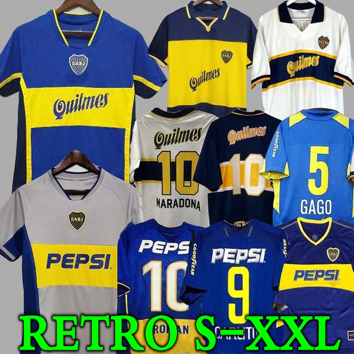 95 96 97 98 Boca Juniors Retro Soccer Jersey 1981 99 00 01 02 03 04 05 06 Maradona ROMAN Caniggia RIQUELME 1997 2002 PALERMO Football Shirts Maillot Camiseta de Futbol, 97 98 away
95 96 97 98 Boca Juniors Retro Soccer Jersey 1981 99 00 01 02 03 04 05 06 Maradona ROMAN Caniggia RIQUELME 1997 2002 PALERMO Football Shirts Maillot Camiseta de Futbol, 97 98 away