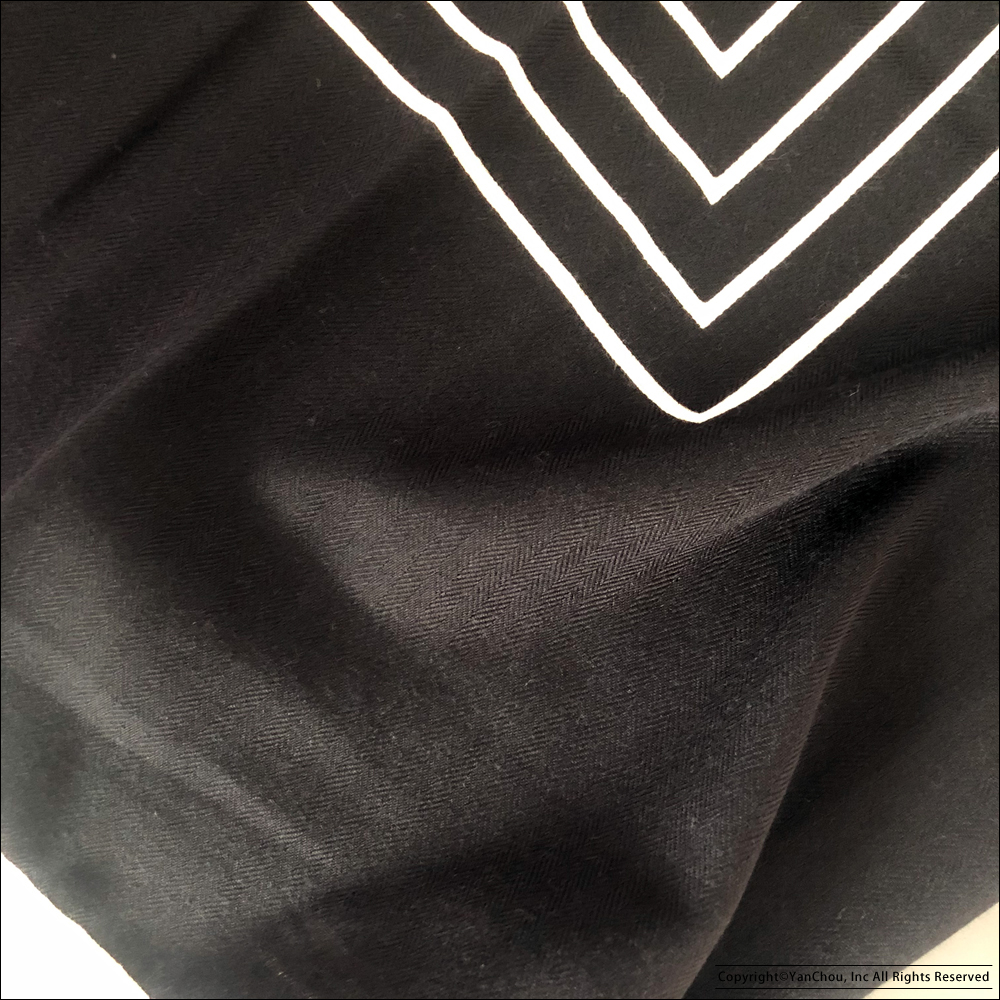 30% Silk 70% Cashmere Shawl Scarfs Designer Large Silk Scarf Hand Rolled Edges Scarf Stole Women Winter Black Blanket