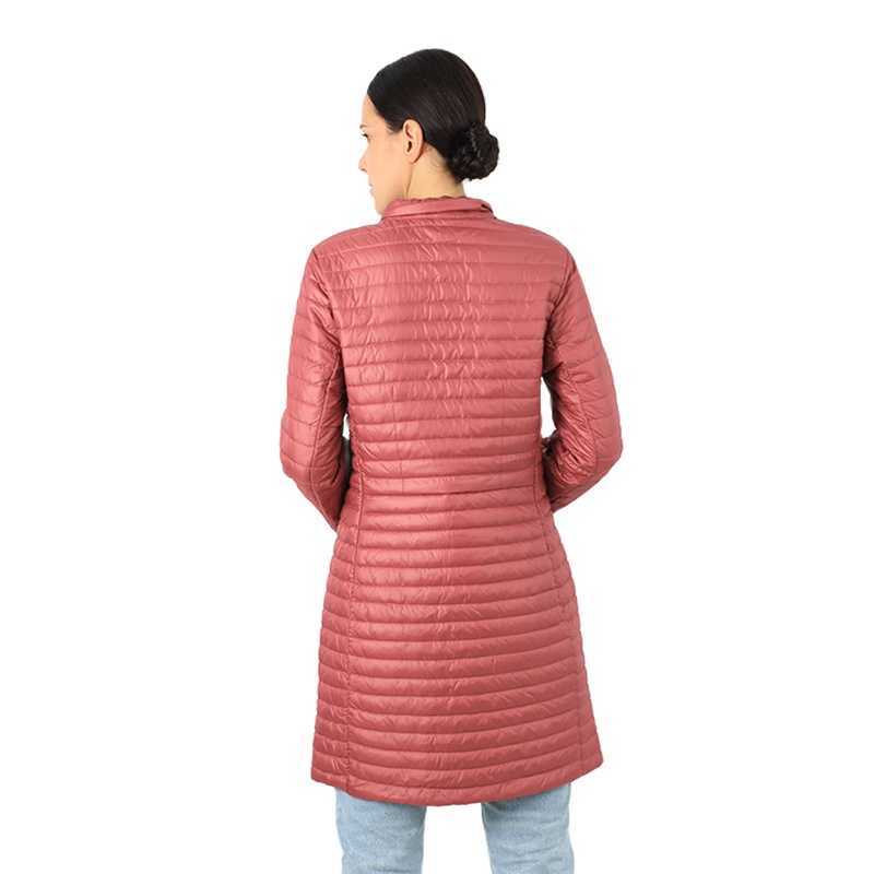 Long Women Down Jacket Parka Warm Quilted Coats Cotton Windproof Quality Clothes Lightweight High Street Top Quality Lady17-82 210819