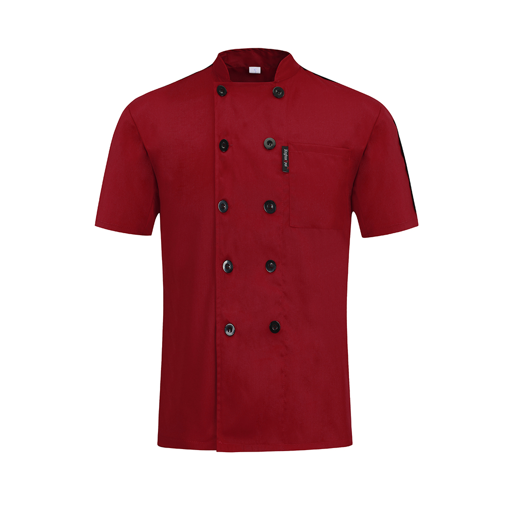 Chef Jacket Uniform Professional Veste De Cuisine Wholesale Custom Kitchen Hotel Sushi Men Women Canteen Party Wear Barber Shop