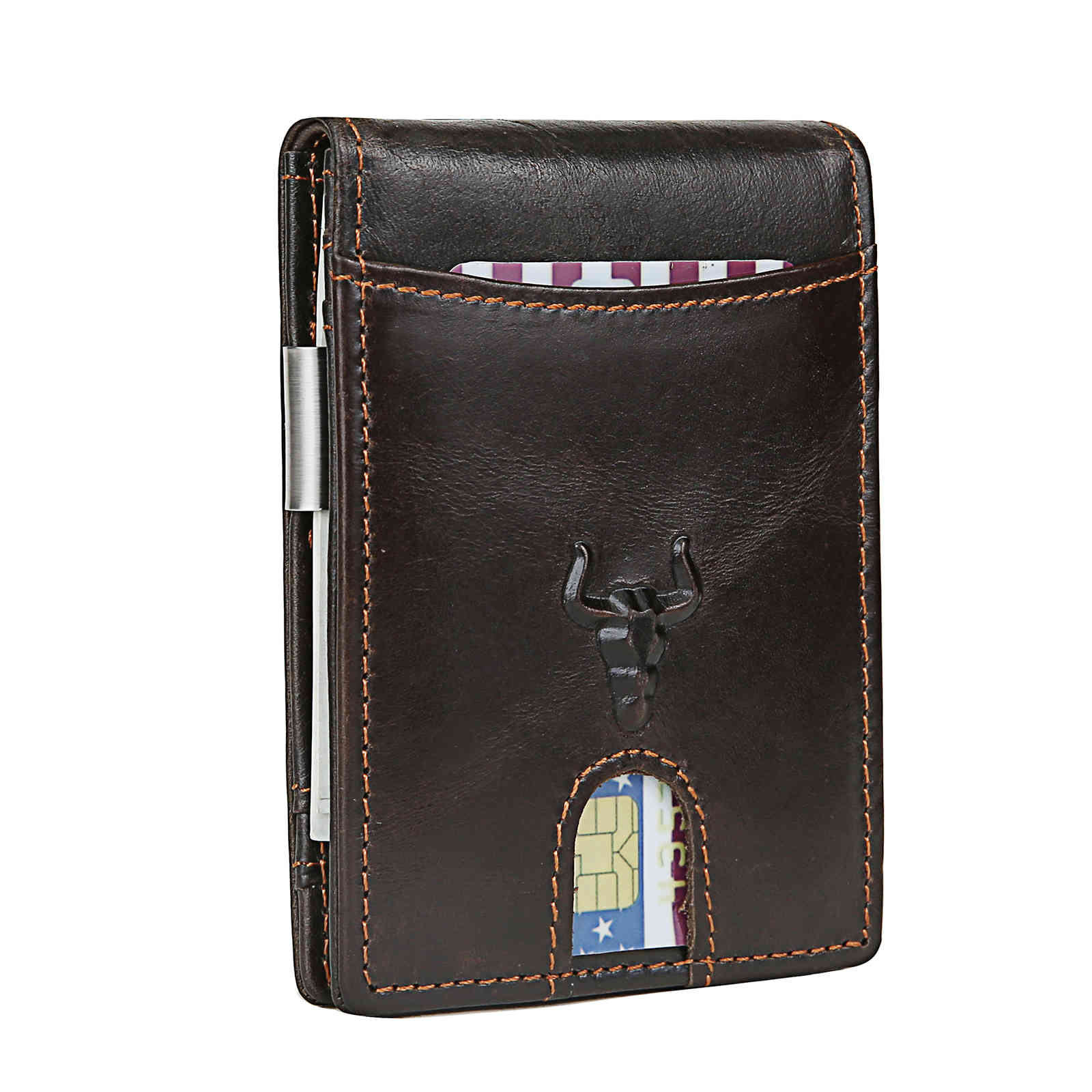 RFID Leather Slim Wallet For Men Money Clip Minimalist Smart Male Purse Card Holder With Zipper Coin Pocket
RFID Leather Slim Wallet For Men Money Clip Minimalist Smart Male Purse Card Holder With Zipper Coin Pocket