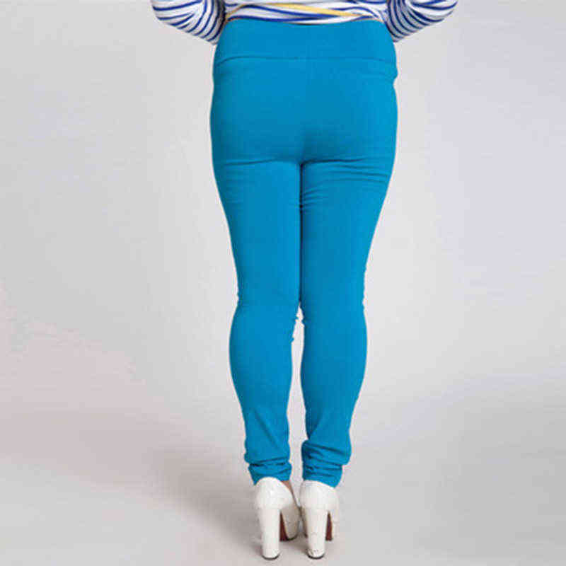 Sale Female s Leggings Womens Skinny Plus Large Size Candy Color Trousers Stretchy Super Elastic Band Pants 6XL 211115