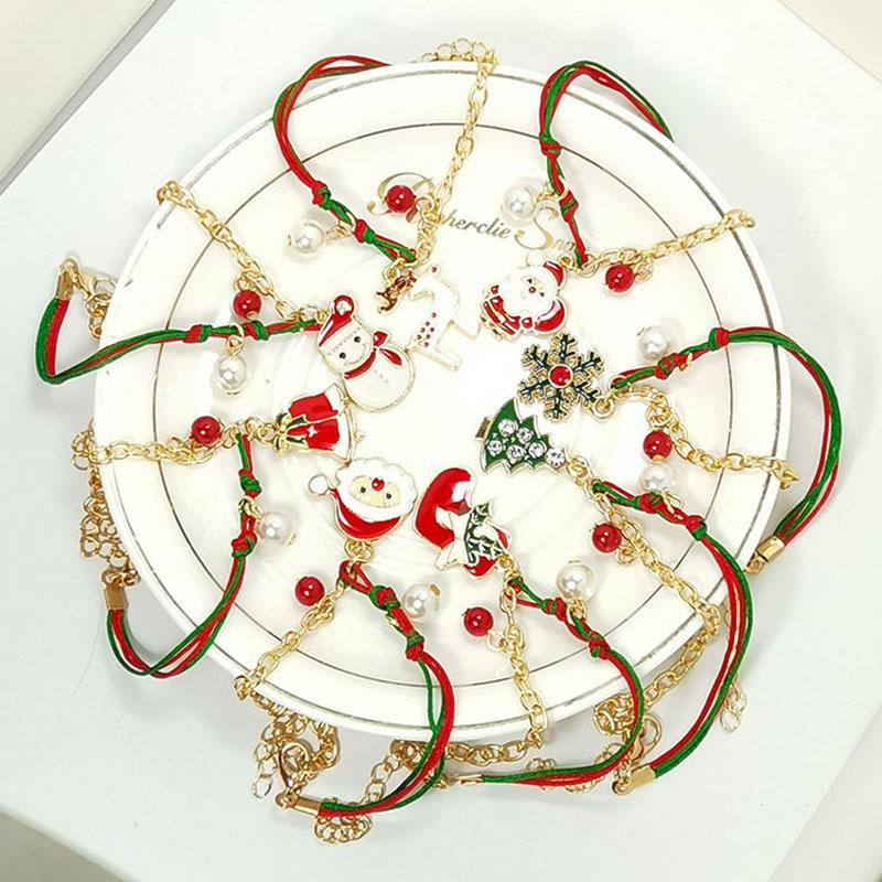 Beaded, Strands Christmas Style Beads Charm Pendant Bracelet Set 8pcs/Set Kids Children Women Girl Bangle Holiday Decor Accessories
Beaded, Strands Christmas Style Beads Charm Pendant Bracelet Set 8pcs/Set Kids Children Women Girl Bangle Holiday Decor Accessories