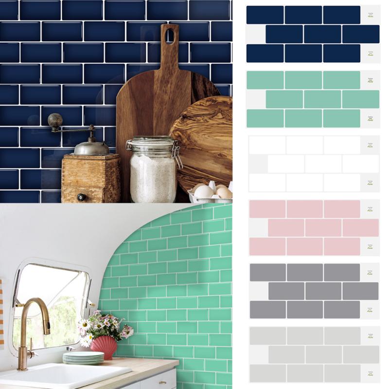Wall Stickers 1PCS 30*13cm 3D Peel And Stick Tile Kitchen Bathroom Mosaic Self Adhesive Backsplash Decor
Wall Stickers 1PCS 30*13cm 3D Peel And Stick Tile Kitchen Bathroom Mosaic Self Adhesive Backsplash Decor