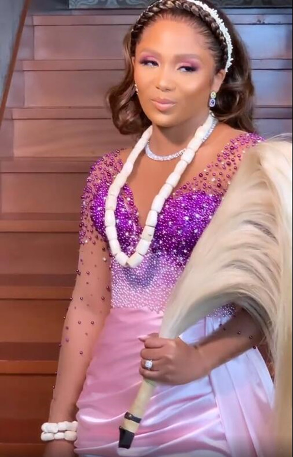 2021 Plus Size Arabic Aso Ebi Pink Luxurious Mermaid Prom Dresses Pearls Long Sleeves Sheer Neck Evening Formal Party Second Reception Gowns Dress ZJ2