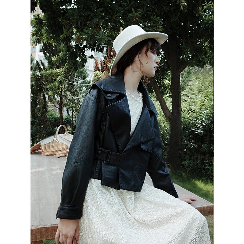 Women's Leather & Faux Autumn And Winter High-grade Coat 2021 Short Loose Thin Casual, Black
Women's Leather & Faux Autumn And Winter High-grade Coat 2021 Short Loose Thin Casual, Black