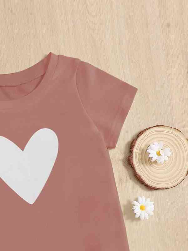 Baby Heart Print Tee SHE