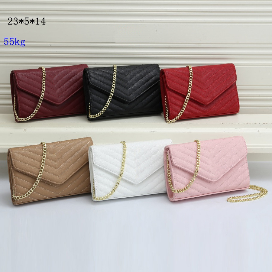 Classic Bags Shape Flaps Chain Bag Luxury Designers Lady Handbags Women Shoulder handbag Clutch Tote Messenger Evening Shopping Purse, White#gold chain
Classic Bags Shape Flaps Chain Bag Luxury Designers Lady Handbags Women Shoulder handbag Clutch Tote Messenger Evening Shopping Purse, White#gold chain