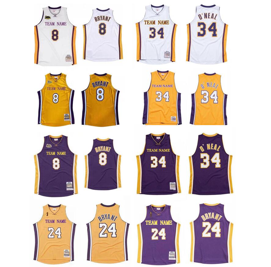 Custom S-6XL Men women youth stitched basketball jerseys 8 Bryant 34 O'Neal Finals Mitchell & Ness 2000-01 09 Hardwoods Classics retro wear, Black;red
Custom S-6XL Men women youth stitched basketball jerseys 8 Bryant 34 O'Neal Finals Mitchell & Ness 2000-01 09 Hardwoods Classics retro wear, Black;red
