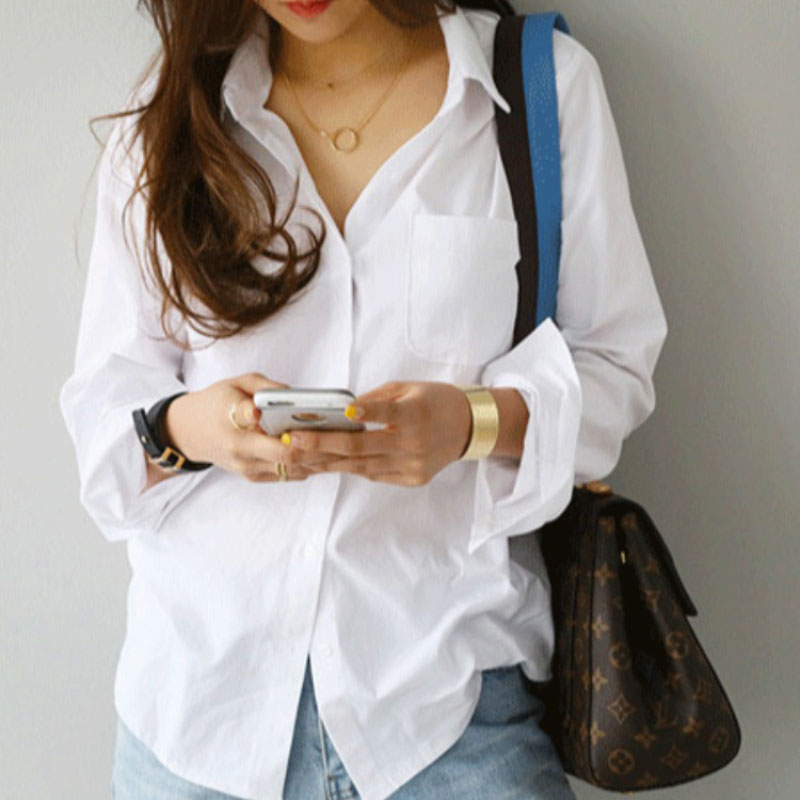 Women Blouses Shirts OL Style Summer Feminine Long Sleeve Blouse Top Casual White Turn-down Collar Women Loose Blouses
Women Blouses Shirts OL Style Summer Feminine Long Sleeve Blouse Top Casual White Turn-down Collar Women Loose Blouses