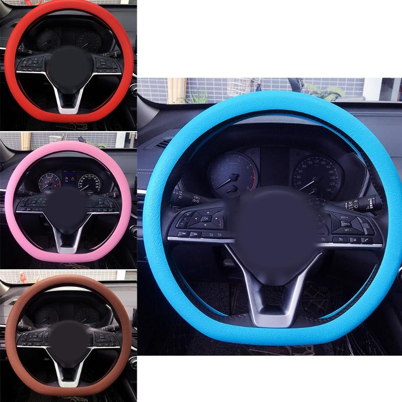 Steering Wheel Covers 32-40cm Universal Elastic Anti-slip Soft Silicone Car Case Cover H9EE
Steering Wheel Covers 32-40cm Universal Elastic Anti-slip Soft Silicone Car Case Cover H9EE