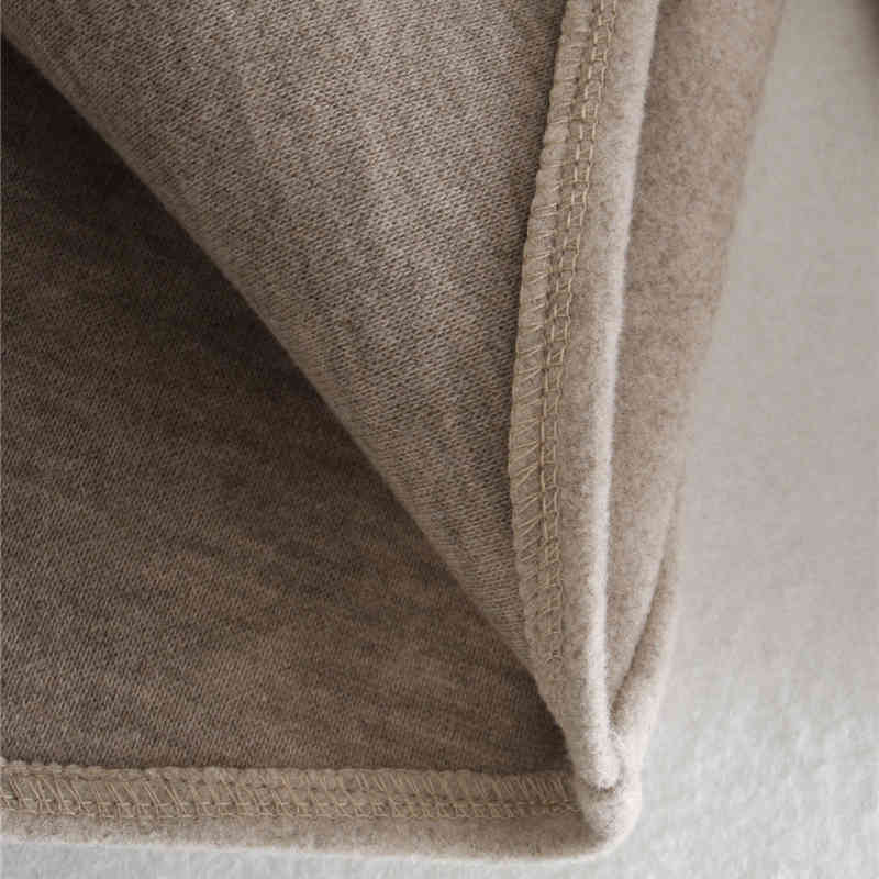 Evfer Women Fashion Double Big Pockets Hm Khaki Long Shirt Jackets Female Casual Sleeve Turn-Down Collar Outwear Oversize 210421