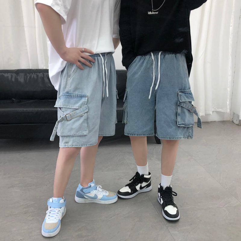 Men's Jeans Blue Overalls Denim Shorts Loose Straight Five-point Pants Washed Thin Casual Summer Big Pocket Clothes Hiphop Streetwear, Navy blue
Men's Jeans Blue Overalls Denim Shorts Loose Straight Five-point Pants Washed Thin Casual Summer Big Pocket Clothes Hiphop Streetwear, Navy blue
