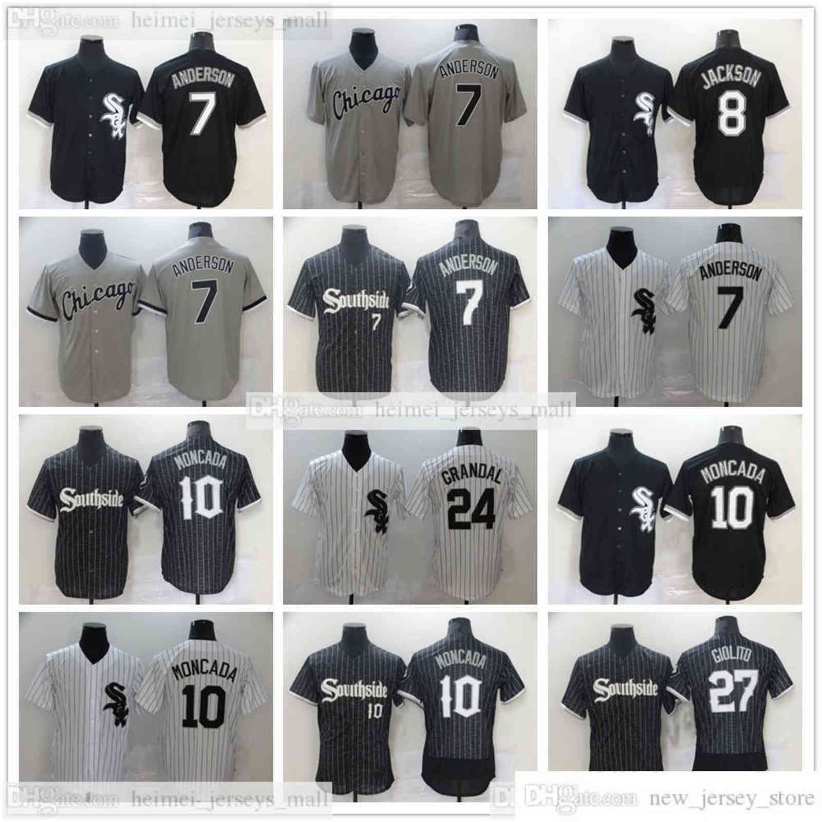 2022 news Baseball Jerseys 7 Tim Anderson 8 Bo Jackson 10 Yoan Moncada 27 Lucas Giolito Jersey Top Quality Stitched Gray White Black Man, Same as picture
2022 news Baseball Jerseys 7 Tim Anderson 8 Bo Jackson 10 Yoan Moncada 27 Lucas Giolito Jersey Top Quality Stitched Gray White Black Man, Same as picture