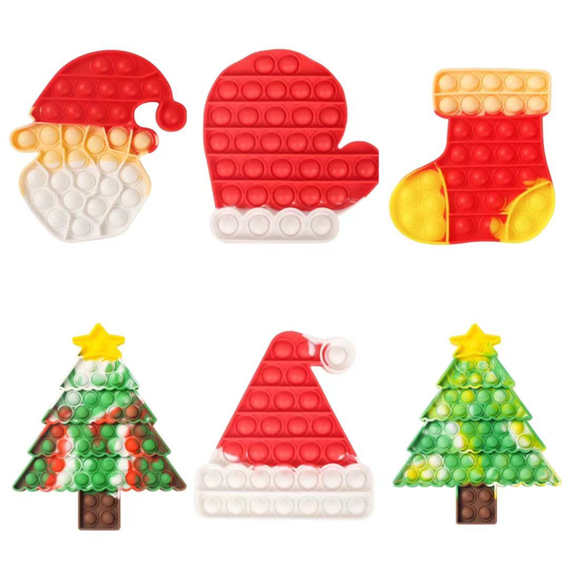 SD004 Favor Puzzle Toy Push Finger Fidget Sensory Bubble Decompression Christmas Hat Tree Glove Kids Anxiety Stress Reliever Desktop Educational Toys Gift 120pcs
SD004 Favor Puzzle Toy Push Finger Fidget Sensory Bubble Decompression Christmas Hat Tree Glove Kids Anxiety Stress Reliever Desktop Educational Toys Gift 120pcs