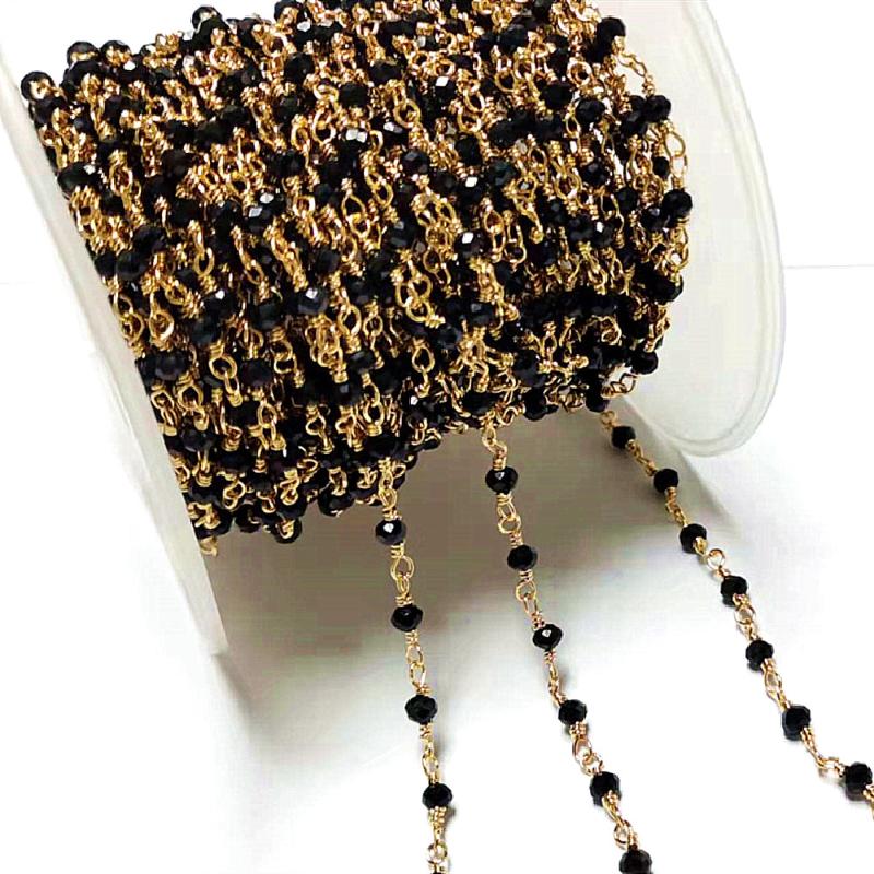 Chains WT-RBC206 And Beautiful Jewelry Natural Black Crystal Brass Making For Women Always Girl Very Nice, Silver
Chains WT-RBC206 And Beautiful Jewelry Natural Black Crystal Brass Making For Women Always Girl Very Nice, Silver