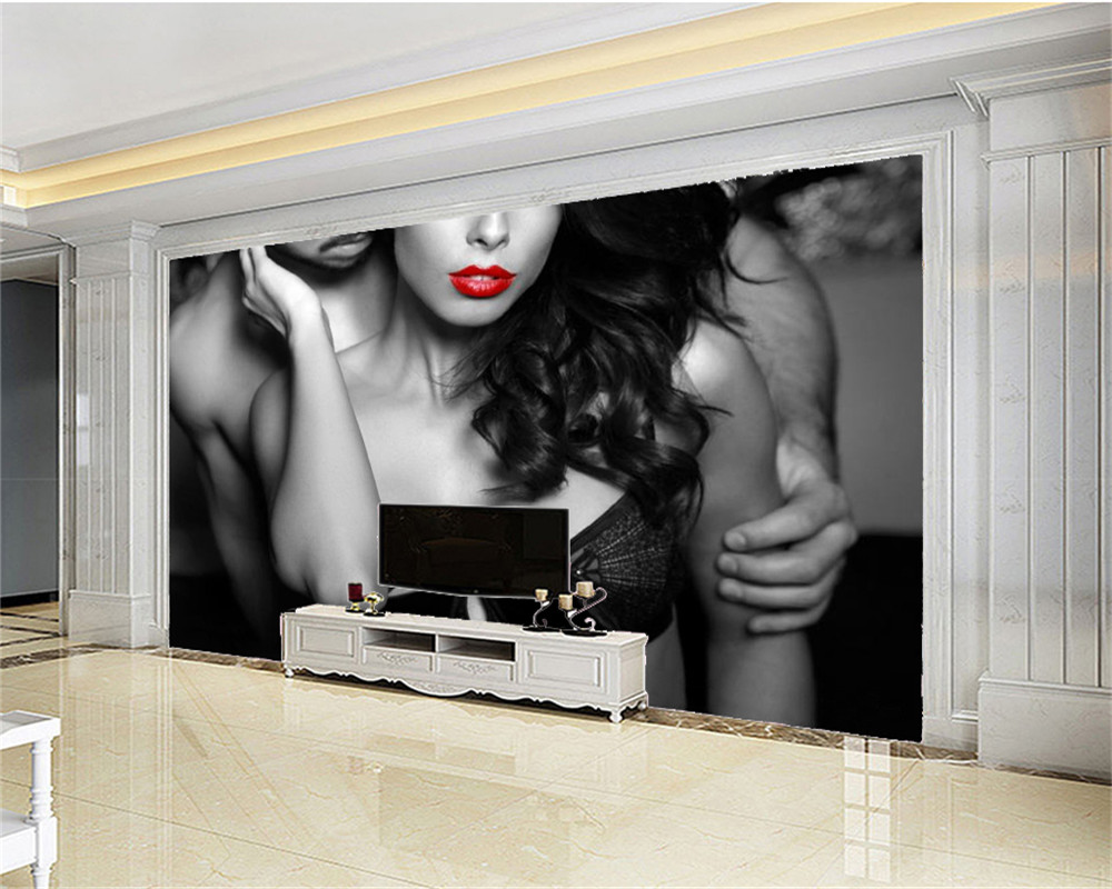 3d Home Photo Wallpaper Dream Night Love Couple 3D Character Wallpapers Living Room Bedroom HD Mural Wall Covering