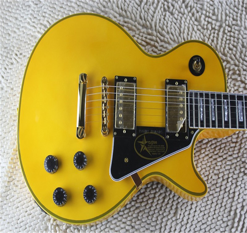 2021 Randy Rhoads Signature LP Custom Shop Ebony Fingerboard Yellow Electric Guitar Frets Binding with golden Hardware
2021 Randy Rhoads Signature LP Custom Shop Ebony Fingerboard Yellow Electric Guitar Frets Binding with golden Hardware