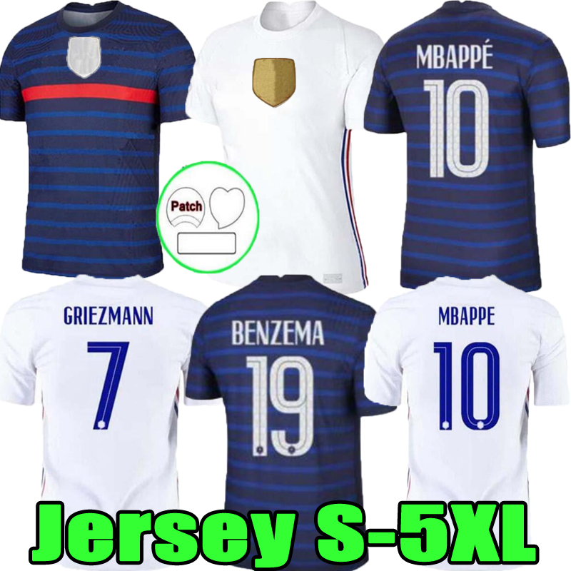 20 21 22 BENZEMA MBAPPE GRIEZMANN FRANCE soccer jersey 2021 2022 POGBA GIROUD KANTE Maillot de foot equipe Home Blue Away White football shirt, 2020 home
20 21 22 BENZEMA MBAPPE GRIEZMANN FRANCE soccer jersey 2021 2022 POGBA GIROUD KANTE Maillot de foot equipe Home Blue Away White football shirt, 2020 home