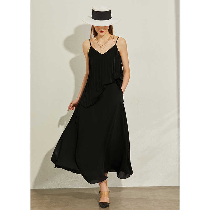 Minimalism Spring Summer Aline High Waist Women's Skirt Caual Lady Pocket Ankel-length Female 12040242 210527