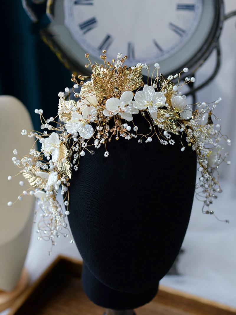 Hair Clips & Barrettes HIMSTORY Bride Jewelry Shell Patal Accessories Hairband Gold Leaf Wedding Headwear Headpieces Crown Queen Tiara
Hair Clips & Barrettes HIMSTORY Bride Jewelry Shell Patal Accessories Hairband Gold Leaf Wedding Headwear Headpieces Crown Queen Tiara