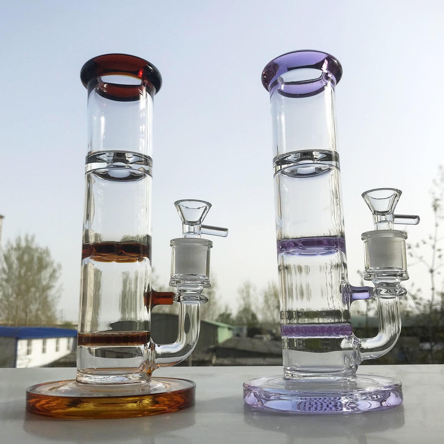 Liya Hookahs 10'' 5MM Thick Colorful Straight Tube Big Glass Bong Triple Layer Honeycomb Tornado Ice Catcher Perc Water Pipes
Liya Hookahs 10'' 5MM Thick Colorful Straight Tube Big Glass Bong Triple Layer Honeycomb Tornado Ice Catcher Perc Water Pipes