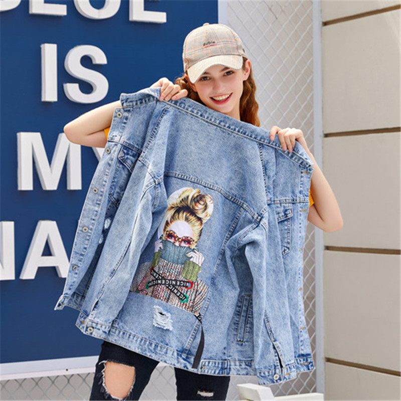 women's jackets rugod casual female jean jacket, jacket long-sleeve blue jeans torn with loose holes f0b9, Black;brown
women's jackets rugod casual female jean jacket, jacket long-sleeve blue jeans torn with loose holes f0b9, Black;brown